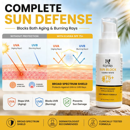 Elvera Sun Block SPF 75+